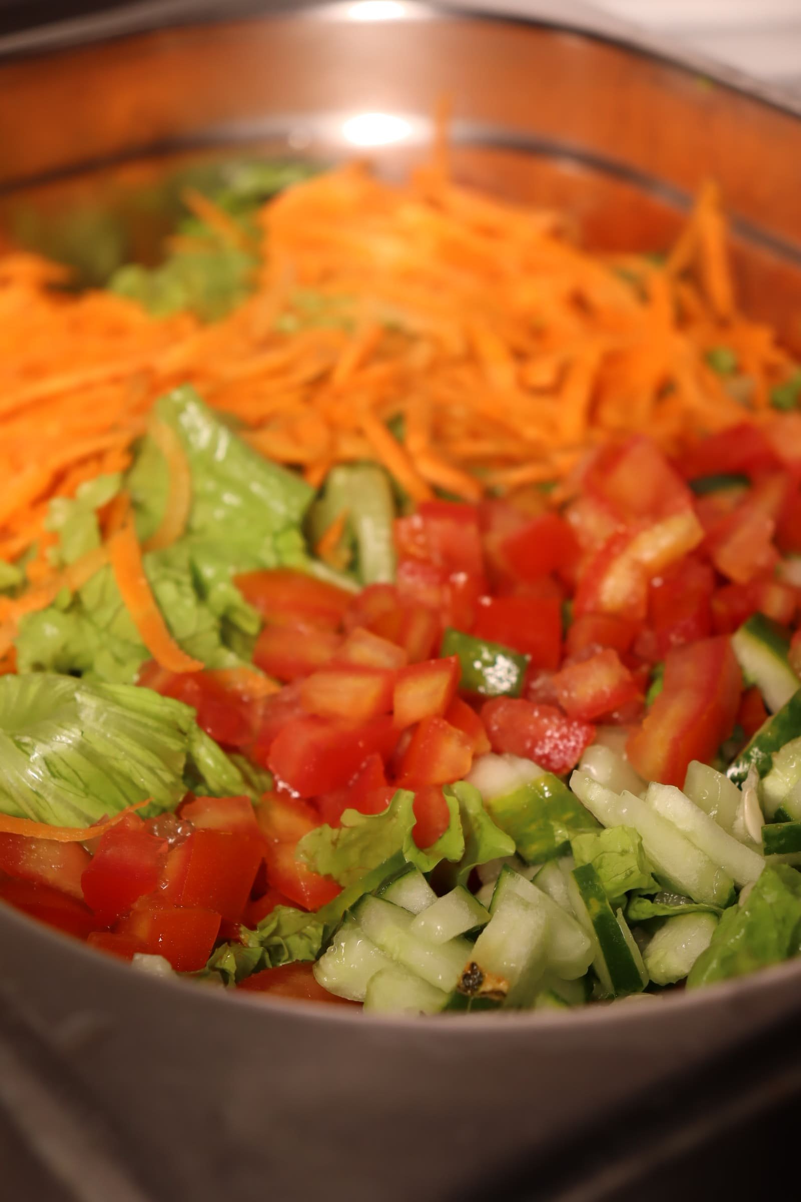 Preparo nutricional cuidadoso